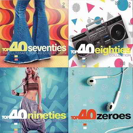 The Ultimate Top 40 Collection - 70's, 80's, 90's, 00's [8CD] (2019) скачать через торрент